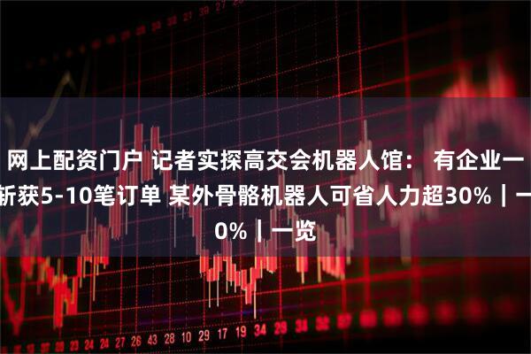 网上配资门户 记者实探高交会机器人馆： 有企业一天斩获5-10笔订单 某外骨骼机器人可省人力超30%｜一览